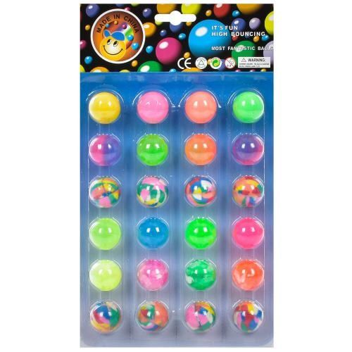 Дитяча іграшка м'яч стрибун 3,2 см MS 0906-3 каучук, мікс кольорів, ціна за 1 м'ячик