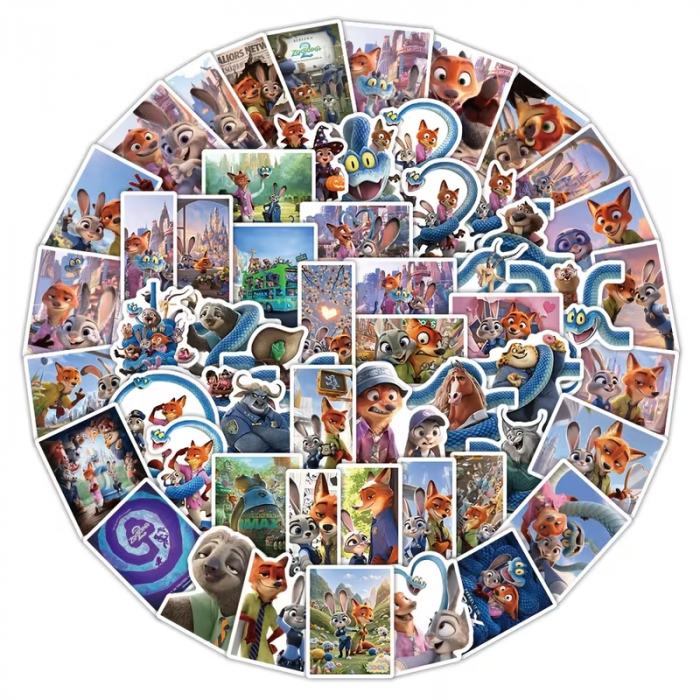 Наліпка Зоотрополіс Movie Zootopia, набір 65 шт (4511)