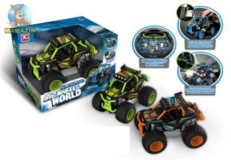 Дитяча іграшка машинка позашляховик джип (метало - пластиковий корпус) світло, звук XG879-19 (4548), відео в описі 