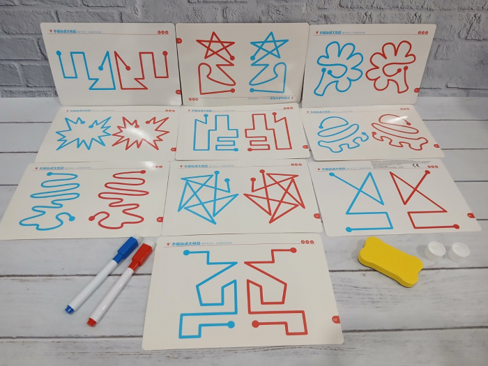 Набір №3 картки для тренування лівої та правої півкуль головного мозку (4585) головоломка та антистрес , відео в описі