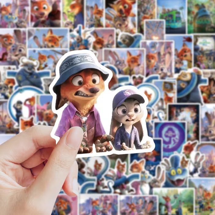 Наліпка Зоотрополіс Movie Zootopia, набір 65 шт (4511)