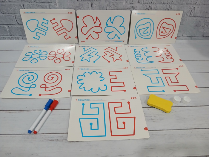 Набір №3 картки для тренування лівої та правої півкуль головного мозку (4585) головоломка та антистрес , відео в описі