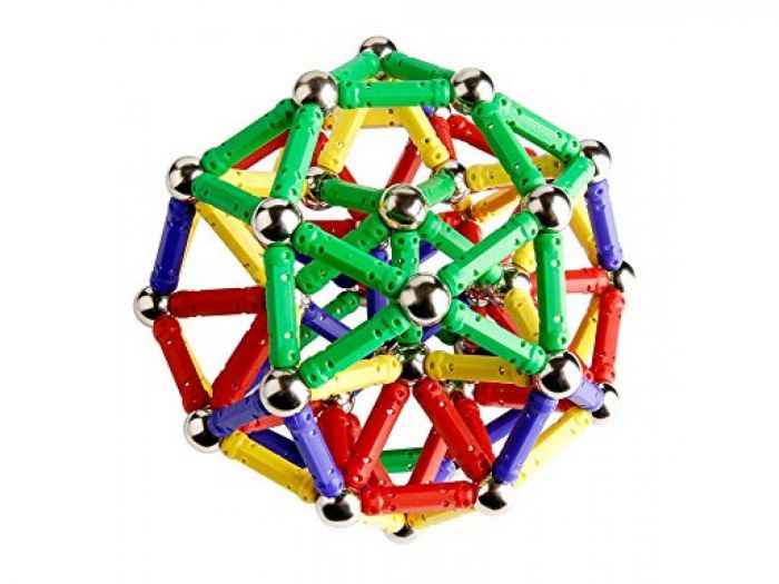 Дитяча іграшка магнітний конструктор Magnastix 60 деталей МТ01301 ,  в кор.26.0x17.5x5.0см