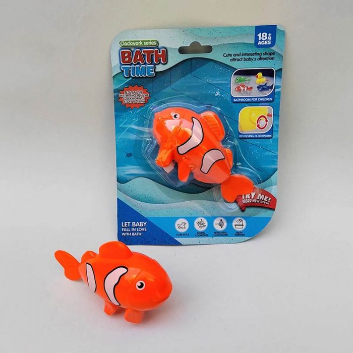 Дитяча іграшка для купання водоплавна рибка YS1378-A1 заводна, планшет 17*13см