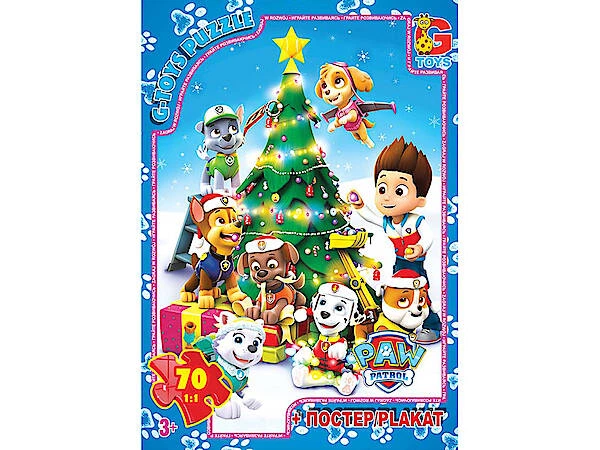 Пазли  "G-Toys" із серії "Paw Patrol" (Цуценячий патруль), 70 ел. PW0890 ТМ