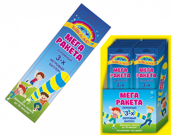 Дитяча іграшка спортивна гра мега ракета MBS3 BUBBLELAND