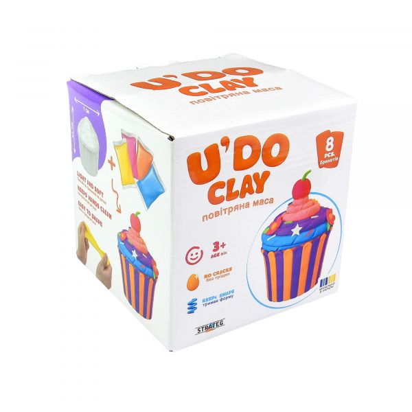 Набір для творчості Strateg "Кекс U'DO Clay" (30750)