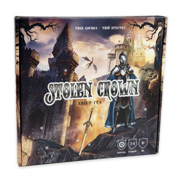 Настільна гра Strateg  Stolen Crown розважальна українською мовою (30811)