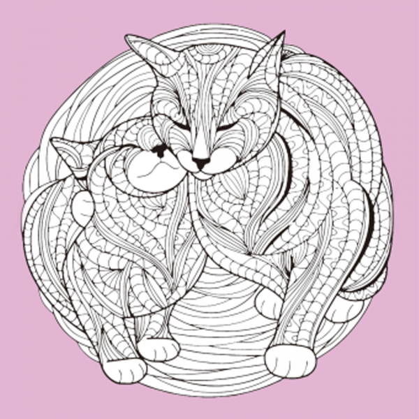 Живопис розпис картина-антистрес Strateg Теплі обійми розміром 30х30 см  (JCEE37116)