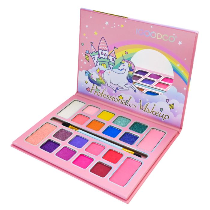 Дитяча декоративна косметика LK5065 палетка тіней, аксесуари коробка 16*12,5*1 см