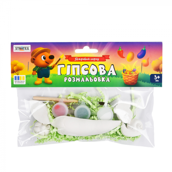 Гіпсова розмальовка Strateg Яскравий город (31060)