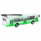 Дитяча іграшка машинка тролейбус (4145) маштаб 1:72, зелений колір, метало-пластиковий корпус