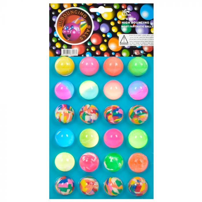 Дитяча іграшка м'яч 3,5 см стрибунець попригунчик MS 0059-1 матеріал каучук, мікс кольорів (ціна за 1 м'ячик)