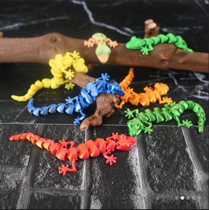 3-D друкована фігурка ящірка 12 см (4670)