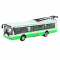 Дитяча іграшка машинка тролейбус (4145) маштаб 1:72, зелений колір, метало-пластиковий корпус