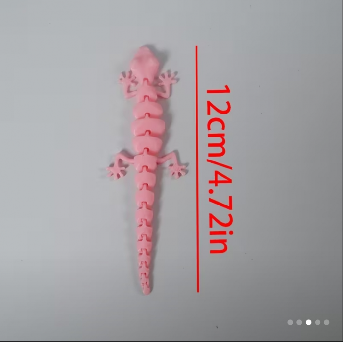 3-D друкована фігурка ящірка 12 см (4670)