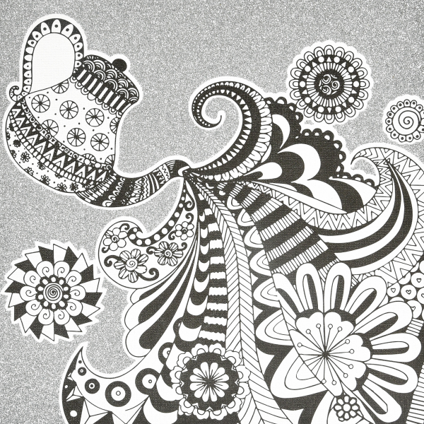 Живопис розпис картина-антистрес Strateg Чарівний колейдоскоп розміром 30х30 см  (JCEE37111)