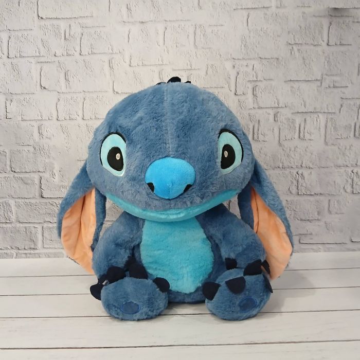 М'яка іграшка плюшева Стіч Ангел (Stitch) синій, 30 см (3746) відео в описі