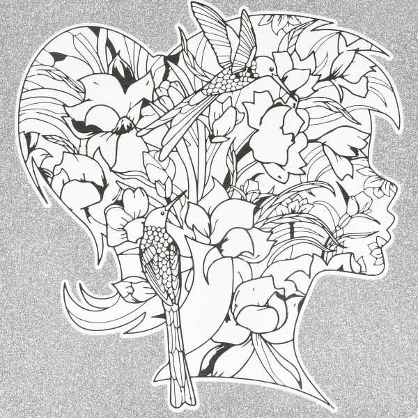 Живопис розпис картина-антистрес Strateg Тінь ніжності розміром 30х30 см  (JCEE37109)