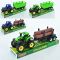 Дитяча іграшка трактор 9870A tractor toy , інерційний 10,5 см, 3 кольори, у слюді