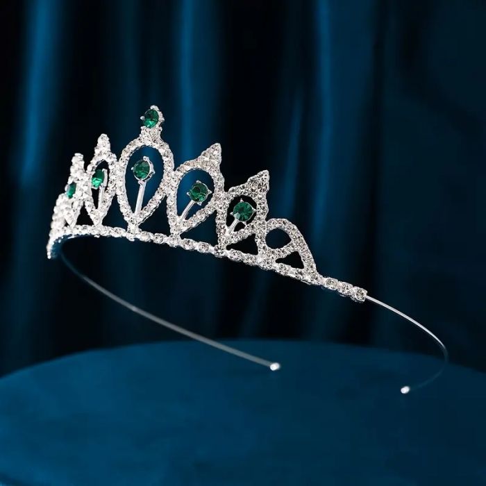 Діадема (тіара) корона колір срібло (silver), матеріал метал tiara 3984