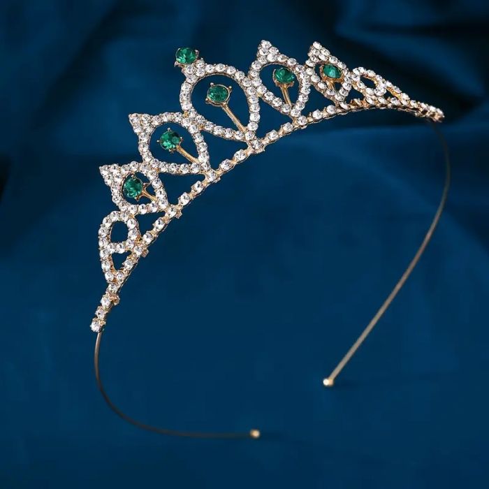 Діадема (тіара) корона колір золото (gold), матеріал метал tiara 3985