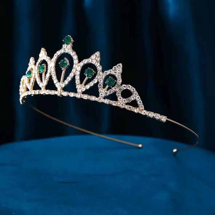 Діадема (тіара) корона колір золото (gold), матеріал метал tiara 3985