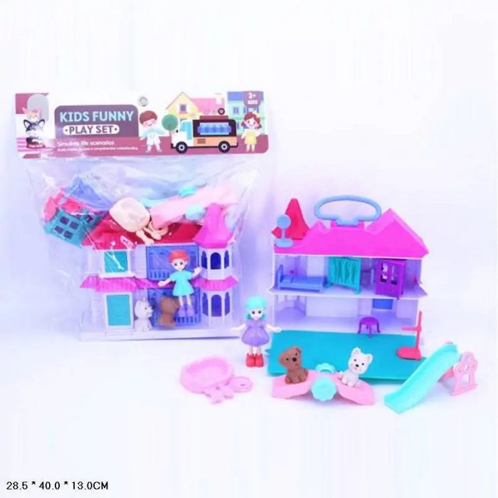 Дитяча іграшка будинок для тварин HY8988-A12, аксесуари, в пакеті 29*8*28 см