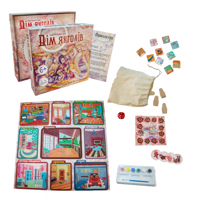 Настільна гра 30101 "Дім янголів", ( Вік 6+) в кор-ці 30-30-7см