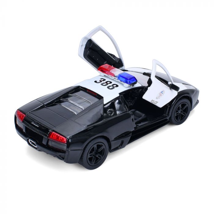 Дитяча іграшка поліцейський автомобіль Lamborghini Murcielago LP640 (Police) KT 5317 WP метало - пластиковий корпус