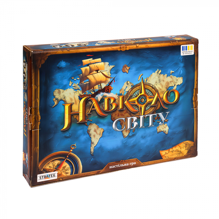 Настільна гра ( вік 6+)  Навколо світу (30110 Strateg ) 