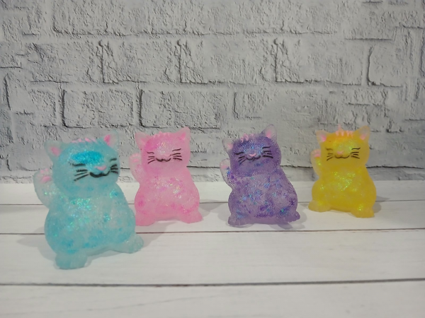 Дитяча іграшка антистрес м'якалка кішка, кіт, кошеня (9691,4533)