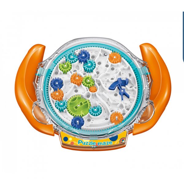 Дитяча іграшка розвиваюча гра головоломка лабіринт з шестернями 2328 FUNNY GEAR LABYRINTH