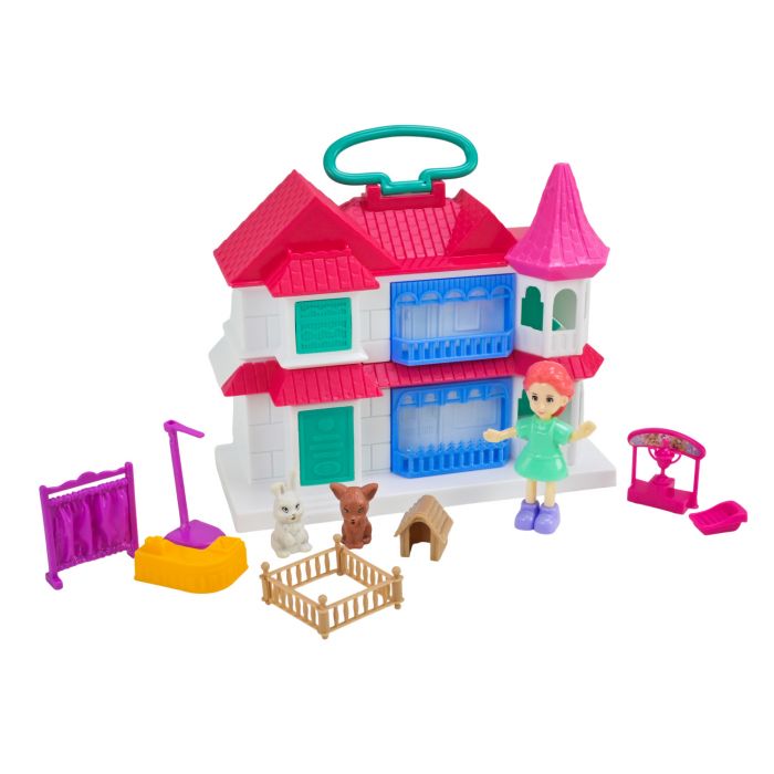 Дитяча іграшка будинок для тварин HY8988-A3, аксесуари, в пакеті 29*8*28 см