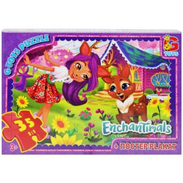 Дитяча гра пазли із серії Enchantimals 35 елементів EA211 ТМ G-Toys