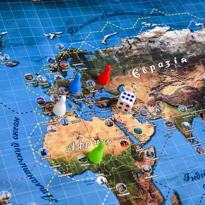 Настільна гра ( вік 6+)  Навколо світу (30110 Strateg ) 