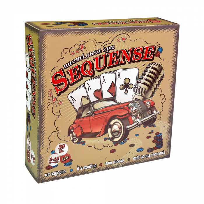 Настільна гра 30361 (укр) "Sequense", ( Вік 15+) в кор-ці 30-30-7,5см