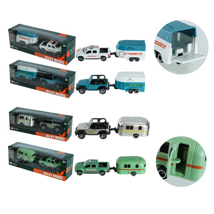 Дитяча іграшка машинка з причепом 1210-1D41/1D42