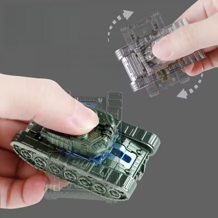 Дитяча іграшка гіроскоп спінер антистрес трансформер (4509) танк