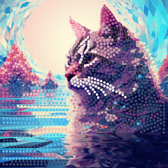 Набір для творчості алмазна картина Гордість Strateg розміром 18х18 см (ZAV1818-26)