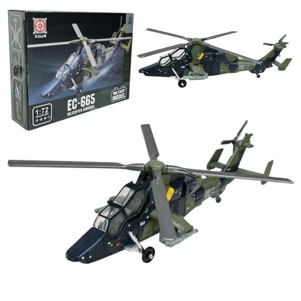 Дитяча іграшка військовий вертоліт (збірна модель конструктор) 24-7