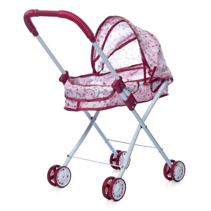 Дитяча іграшка візок коляска для ляльки M 0354 U/R металевий 54 см (3 кольори в асортименті)