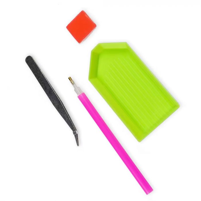 Набір для творчості алмазна вишивка алмазна мозаїка пікнік з вином розміром 30 на 40 см KB048