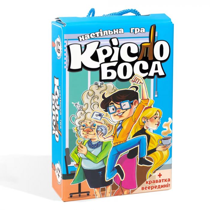 Дитяча настільна гра (Вік 7+) крісло боса розважальна, українською мовою Strateg 30387 (відео в описі)