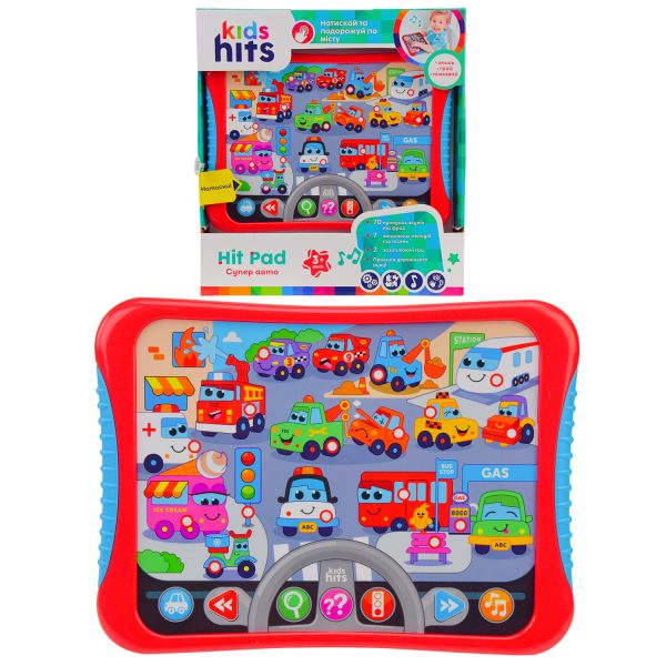 Дитяча іграшка розвиваюча планшет музичний інтерактивний Kids Hits KH01/008 ( відео в описі)