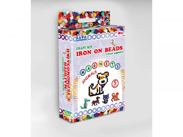 Дитяча творчість термомозаїка без планшета магніти тварини ТМ-018 УМНЯШКА