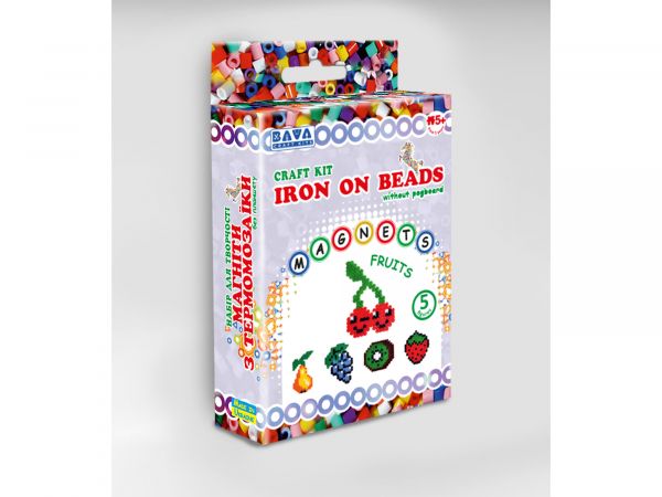 Дитяча творчість термомозаїка без планшета магніти фрукти ТМ-020 УМНЯШКА