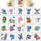 Наліпка тимчасове татуювання Стіч (Stitch) 3714