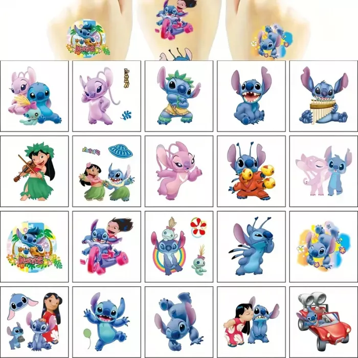 Наліпка тимчасове татуювання Стіч (Stitch) 3714