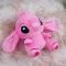 М'яка іграшка плюшева Стіч Ангел (Stitch) рожевий, 18 см